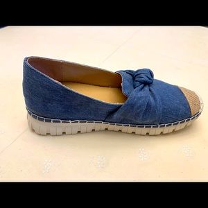 Denim Slip-On Sneakers